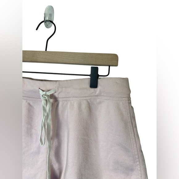Old Navy Women’s Pink Terry Cloth Lounge Shorts Medium – Soft Casual Drawstring - Picture 2 of 5